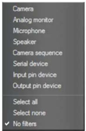 Camera Analog monitor Microphone Speaker Camera sequence Serial device Input pin device Output pin device Select all Select none ✓ No filters
