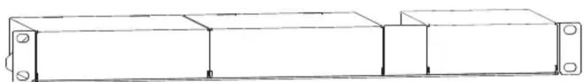 AMX AVB-VSTYLE-POLE-MNT - Tray (FG1010-720) and Tray with Fill Plates (FG1010-721) - 1