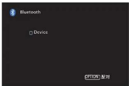 Bluetooth □ Device OPTION 配对