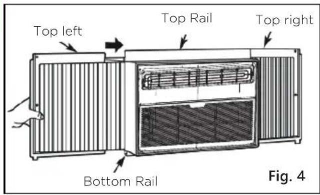 Top left Top Rail Top right Bottom Rail Fig. 4