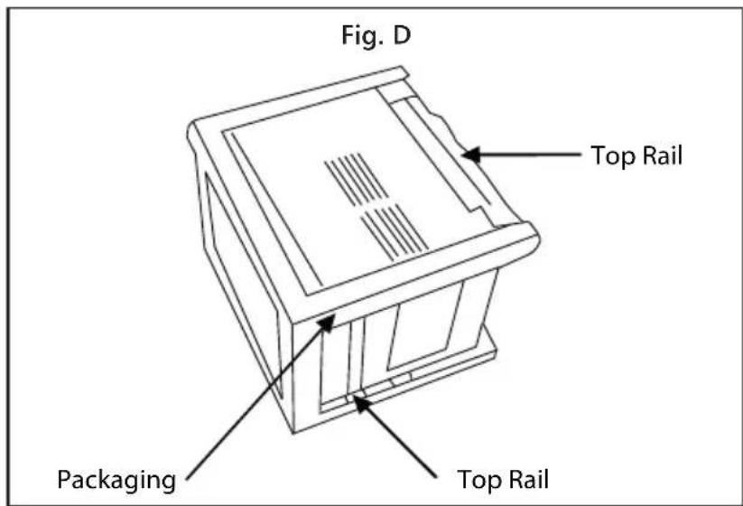 Fig. D Top Rail Packaging Top Rail