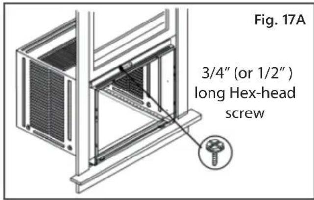 Fig. 17A 3/4" (or 1/2") long Hex-head screw