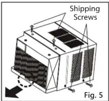Shipping Screws Fig. 5
