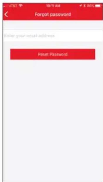 AT&T 10:11 AM 4.86% Forgot password Enter your email address Reset Password