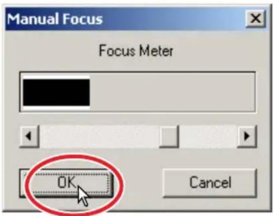 Manual Focus Focus Meter OK Cancel