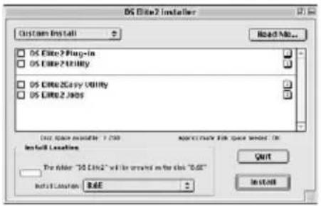 DS Elite2 Installer Custom Install DS Elite2 Plug-in DS Elite2 Utility DS Elite2 Easy Utility DS Elite2 Joes Read No... DIN: GAIN ORDER: 1 / 200 MORE CNTYEN FOR SPACE VIEW: IN Install Location The holder "DS Elite2" will be created in the class "0.03" Install Location: B&E Quit Install