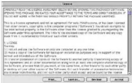 CERATELY READ THE LICENSE PENSION BELOW BY THE SPRING THIS PACKaged SOFTWARE, OPENING THIS PACKAGE, INDICATED YOUR ACCEPTANCE TO THE TOPS AND CONDITION BELOW. IF YOU DO NOT ADEE WITH FROM WEALTH SHOULD PRESENTIALLY RETURNED THIS PACKAGE. This is a license agreement and/or an agreement for sale. Please own, or has been licensed from other owners, copyright rights in the computer programs ("Software"). You obtain rights to the other authorial property in the Software other under this agreement granted to you regarding the software under this agreement. The title is the enclosed copy of the Software and any copy made from it is retained by this paper or such other owners. 1. SOFTWARE Copyright (1) Install and use the Software only one computer at any one time. (2) make a copy of the Software for backup or installation purposes way is support of the normal and intended use of the Software. (3) transfer permission to copies of the Software to another party by transforming a copy of its software and all other documents being sent at least one complete website only of the Software, provided that 60 you need, at the same time, at the transfer to each other party or destroy all your other copies of the Software. Do all transfer of permission becomes your license from institutions, and then all other party shall accept and be bound by the license. Print... Save... Delete... Accept...