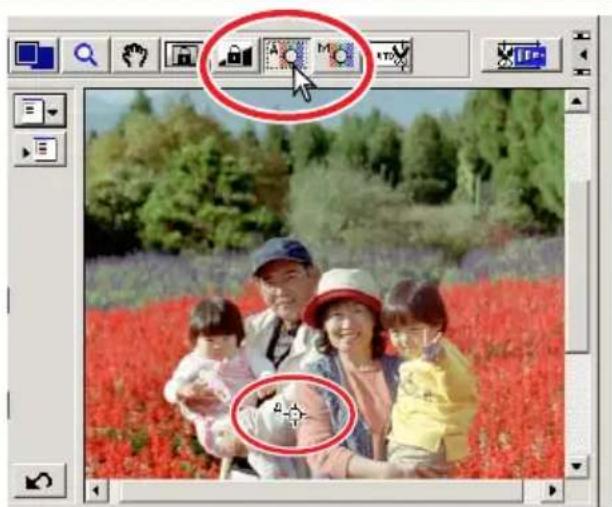 MINOLTA DiMAGE Scan Elite II - Click on the area of image to be used for focus. - 1