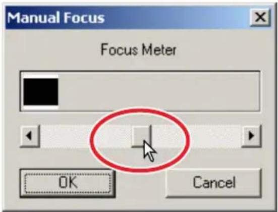 Manual Focus Focus Meter OK Cancel
