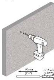 10mm (2.4") a 12mm (x 3.8")