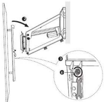 Technical diagram of a mechanical assembly with labeled components and directional arrows
