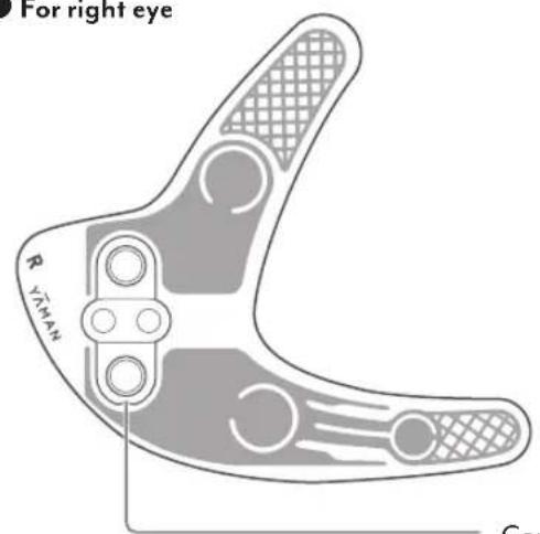 For right eye R YINAM Cor