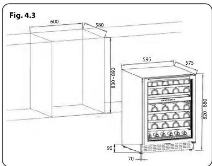 Fig. 4.3 600 580 830 - 890 595 575 820 - 880 90 70