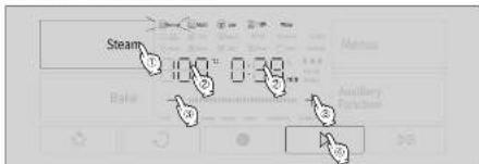Steam 1:09" 0:39... Bake Auxiliary Function