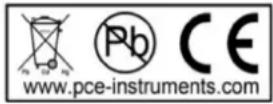 PCE Instruments VE 355N - Disposal - 1