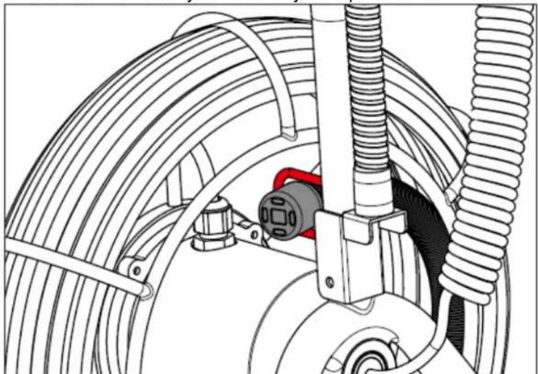 PCE Instruments VE 355N - Coiling up the cable - 2