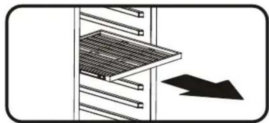 DELONGHI DEWC155D - Removing the roller shelves - 3