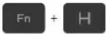 DELL Inspiron 13 7368 - Keyboard shortcuts - 16