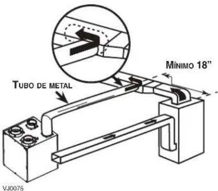 TUBO DE METAL MÍNIMO 18" VJ0075