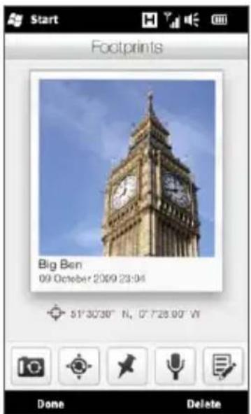 Start Footprints Big Ben 09 October 2009 23:04 51°30'30" N, 0°7'28.00" WY Done Delete