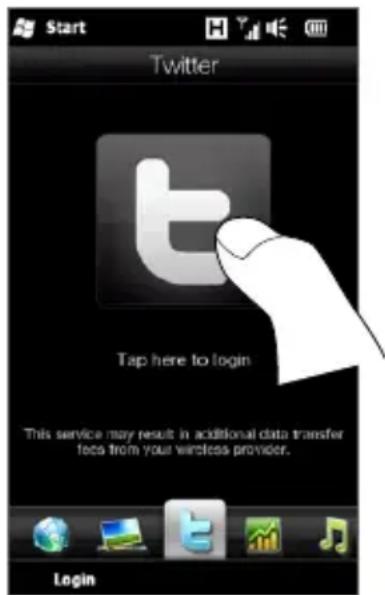 Start Twitter Tap here to login This service may result in additional data transfer focs from your wireless provider. Login