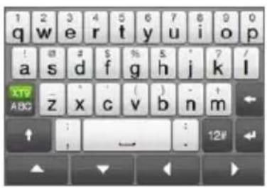 1 2 3 4 5 6 7 8 9 0 q w e r t y u i o p ! a s d f g h j k l x77 ABC - z x c v b n m ↑ : → : 12#