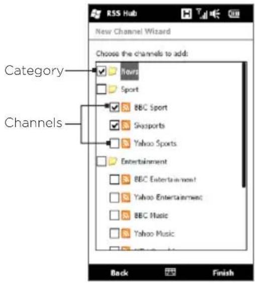 RSS Hub New Channel Wizard Choose the channels to add: Category Channels News Sport BBC Sport Siasports Yahoo Sports Entertainment BBC Entertainment! Yahoo Entertainment; BBC Music Yahoo Music Back Finish