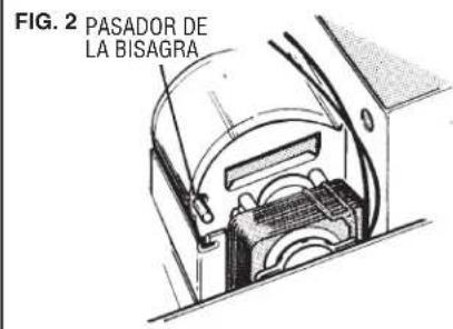 FIG. 2 PASADOR DE LA BISAGRA