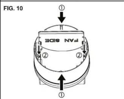 FIG. 10 ① ② ③ PAN SIDE