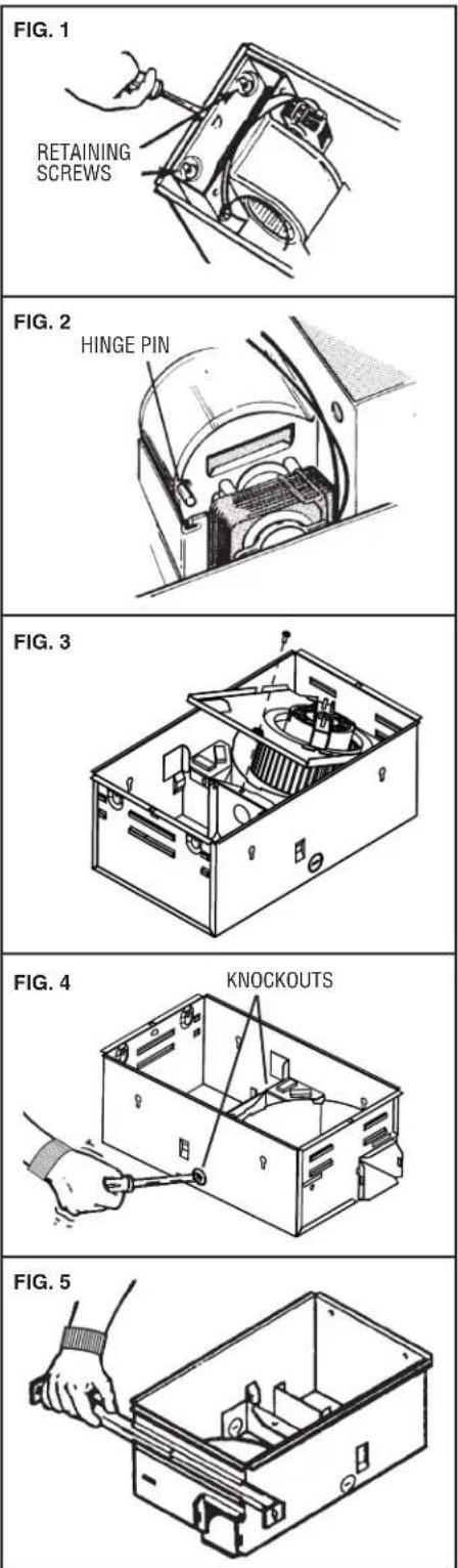 BROAN 765H80LB - CAUTION: REMOVE THE SHIPPING RING FROM THE HEATER BLOWER INLET BEFORE OPERATING THE HEATER. - 1