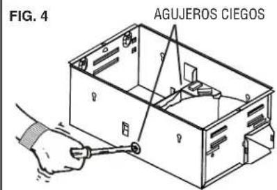 FIG. 4 AGUJEROS CIEGOS