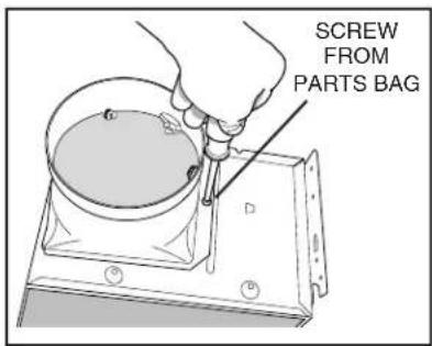 SCREW FROM PARTS BAG