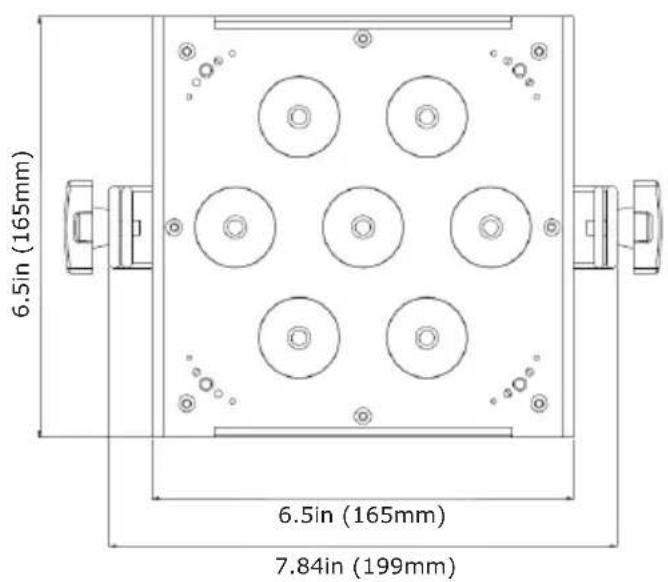 6.5in (165mm) 6.5in (165mm) 7.84in (199mm)