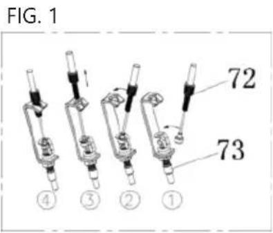 FIG. 1 72 73 ④ ③ ② ①