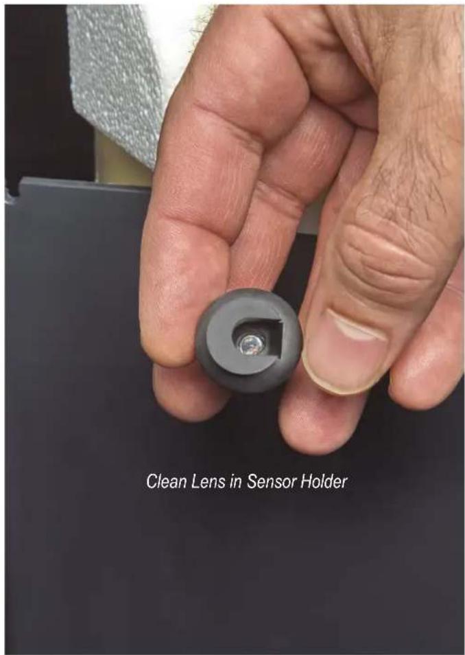 Clean Lens in Sensor Holder