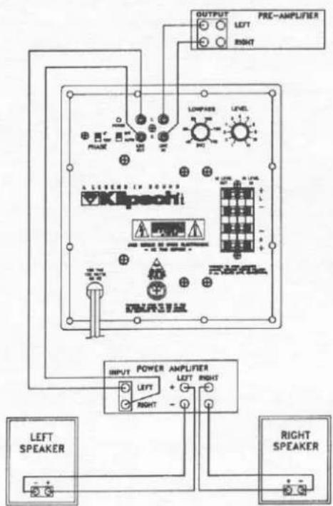 OUTPUT PRE-AMPLIFIER LEFT RIGHT OUTPUT POWER AMPLIFIER LEFT Speaker RIGHT SPEAKER A SCREEN IN ROUND Kipachit DWR3764 INPUT POWER AMPLIFIER LEFT RIGHT RIGHT RIGHT SPEAKER