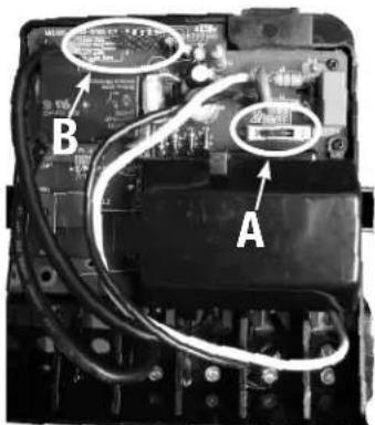 A B