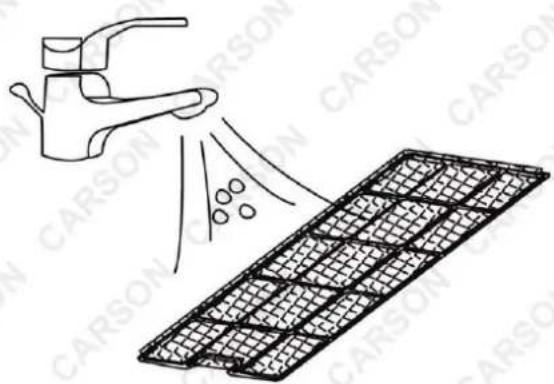 Carson PA340 - Steps for Cleaning the Air Filter: - 2