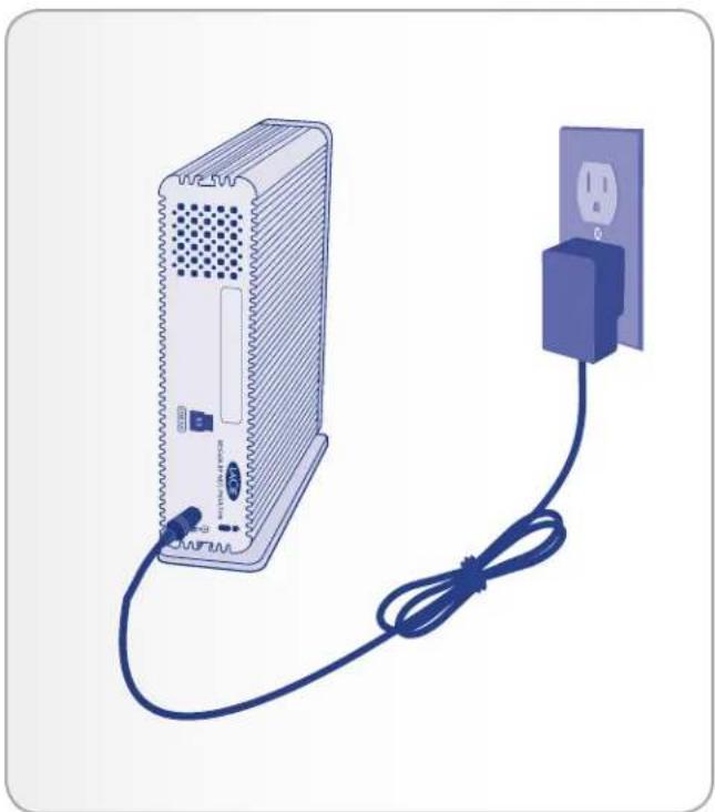 LACIE 301526 - STEP 1: Connect the Power Cable - 1