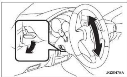 SAAB 9-2X (2005) - Tilt steering wheel - 1