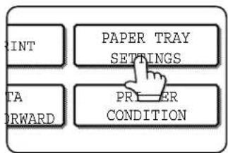 PRINT DATA FORWARD PAPER TRAY SETTINGS PRER CONDITION