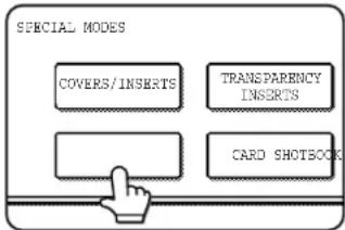 SPECIAL MODES COVERS/INSERTS TRANSPARNCY INSERTS CARD SHOTBOOK