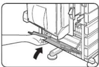 SHARP MX-M450N - Close the left cover of the stand/paper drawer. - 1