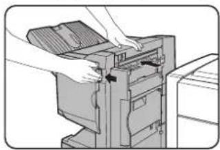 SHARP MX-M450N - Misfeed in the saddle stitch finisher - 1