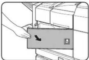 SHARP MX-M450N - Cleaning the main charger of the photoconductive drum - 1