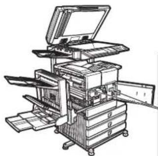 SHARP MX-M450N - VORSICHT - 1