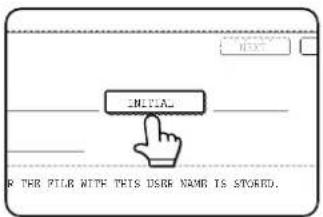 INITIAL IF THE FILE WITH THIS DSR# NAME IS STORED.