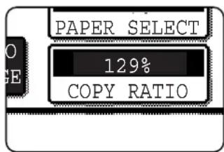 PAPER SELECT 129% COPY RATIO