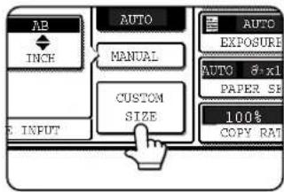 AB INCH INPUT AUTO MANUAL CUSTOM SIZE AUTO EXPOSURE AUTO 8 x1 PAPER SE 100% COPY RAT