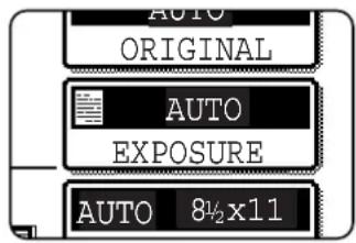 AUTO ORIGINAL AUTO EXPOSURE AUTO 8¼/₂x11